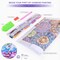 Colourful Artistry DIY 5D Diamond Painting by Number Kits -Mandala Stones Diamond Crystal Gem Art Painting with Full Drill Round Diamond - Perfect for Home Wall Decor Birthday Gifts for Women